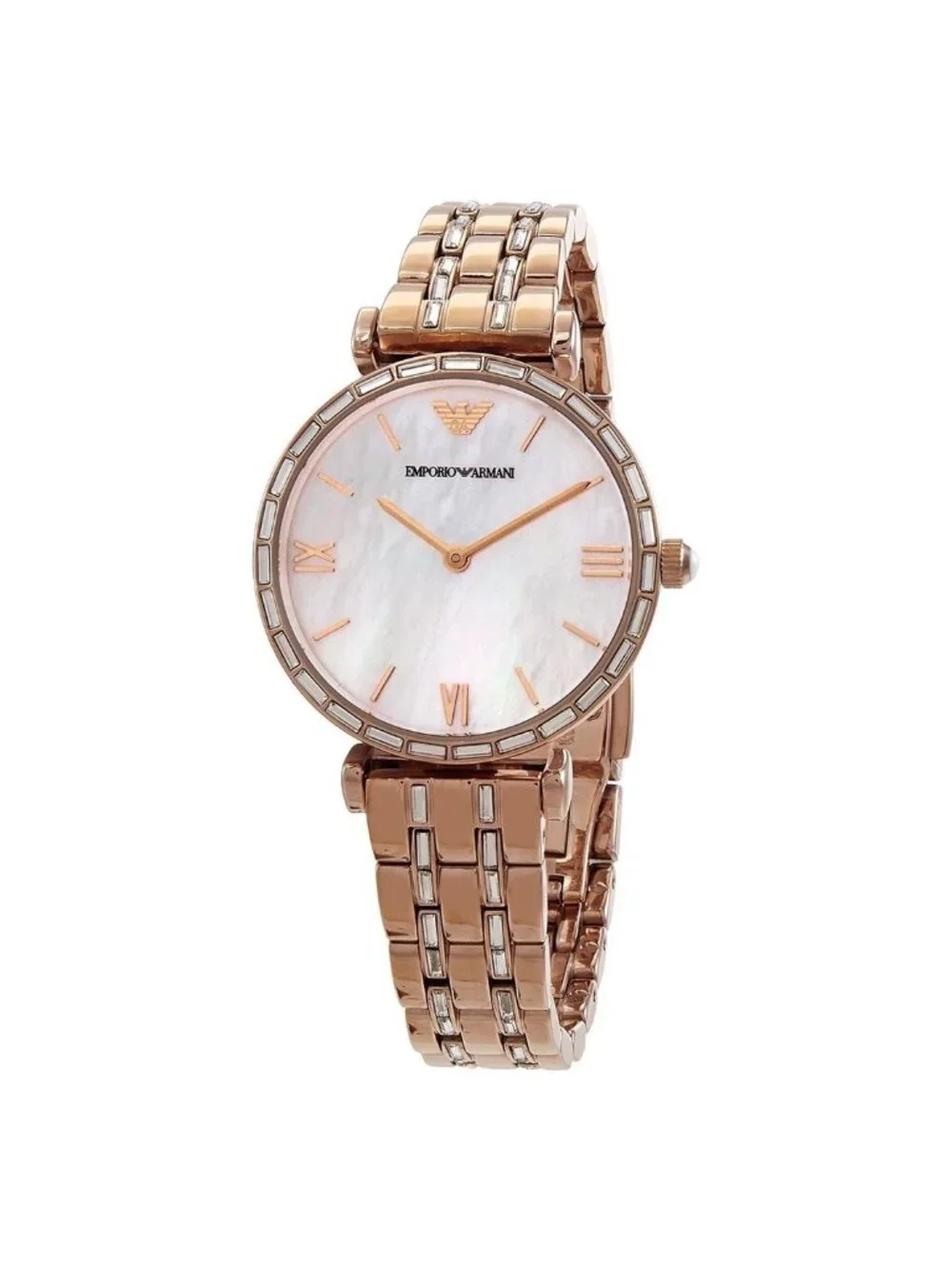 NWT Emporio Armani Gianni T-Bar Quartz Ladies Watch